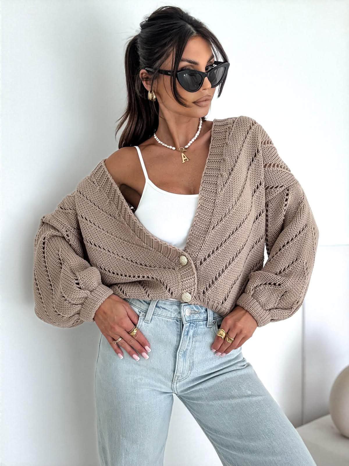 Sweter Antuza Oversize fango